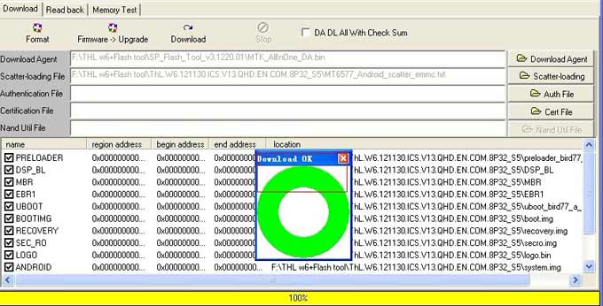 Stock Firmware for H9007 MTK6572 Smartphone