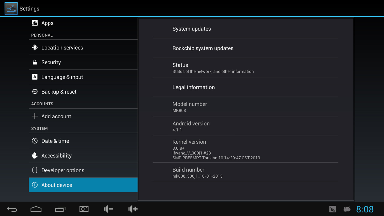 MK808 New Stock Firmware Jan 10th release