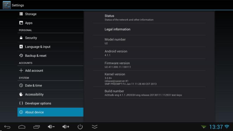 Uhost 2 Official Android 4.1 Jelly Bean Firmware Release