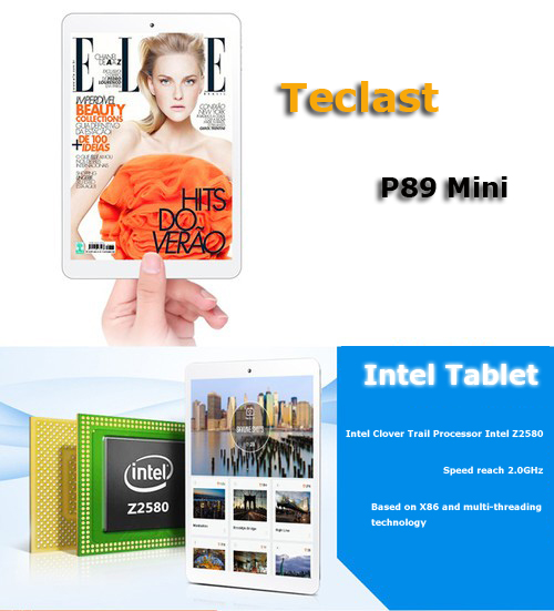 New Tablet Teclast P89 Mini with Intel Z2580 CPU 7.9 inch 1024*768 IPS Screen, has GPS/BT/HDMI/WIDI