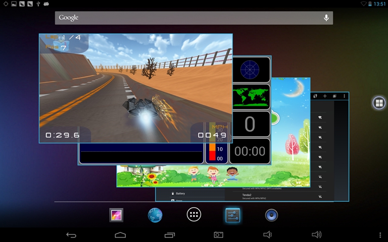 The Multi-window System of Android 4.2.2 Comes to Tablets PiPo M9Pro/M9Pro-3G