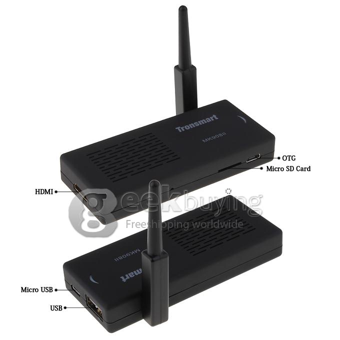 Tronsmart MK908II Quad Core TV Sticks with External Wifi Antenna, RK3188, AP6210, Bluetooth v4.0 Review