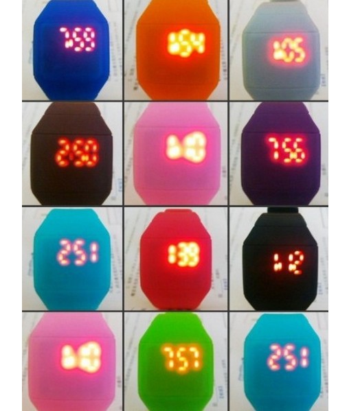 How to Adjust Time/Date/Year of Ultra-thin LED Screen Touch Watch