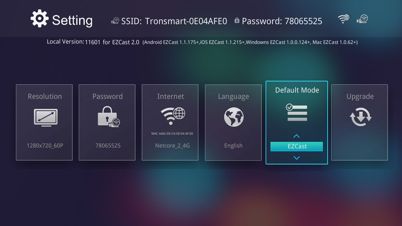 Tronsmart T1000 Get Big Update,  ADD IOS Mirroring support and Default mode setting