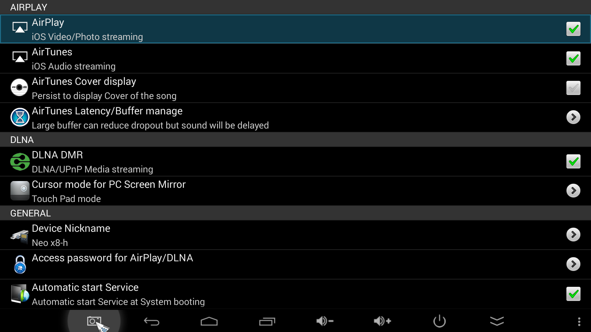 How to mirror your Android device screen and APPLE iphone screen to your BIG TV via NEO X8-H?