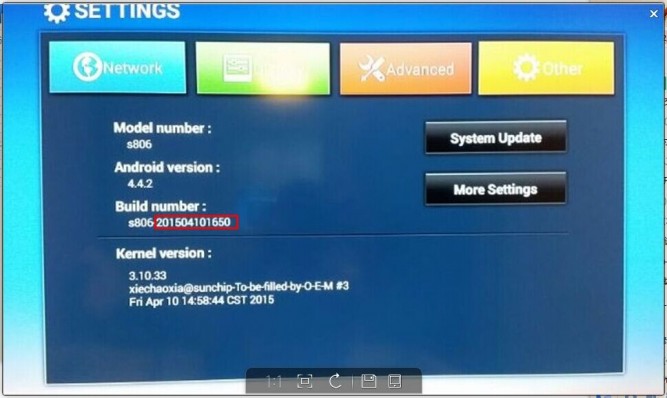 CX-S806 TV BOX Latest Firmware Update 20151109