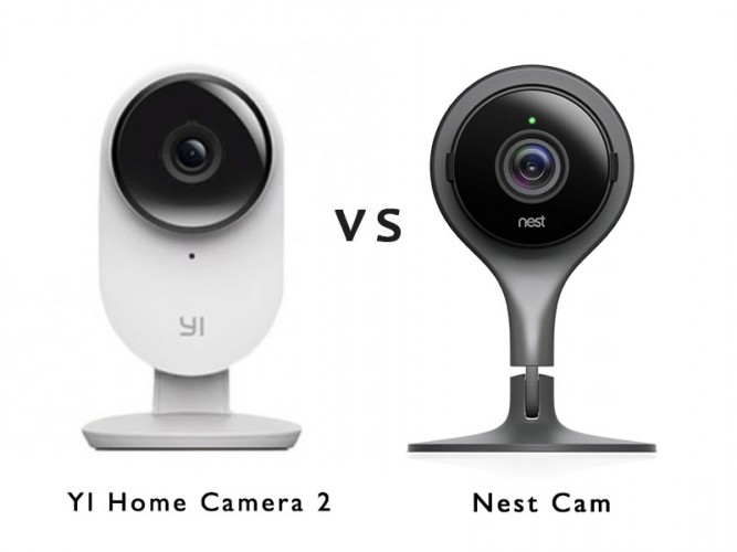 YI smart home camera 2 VS Nest Cam