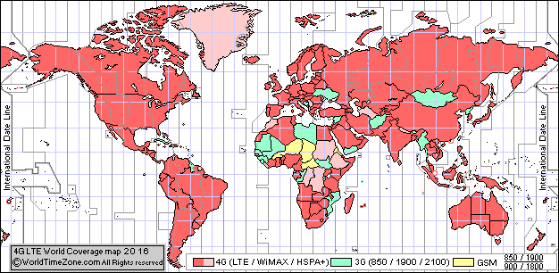 How to know if the phone can work with network frequency of your country?