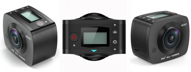 Elephone ELECAM 360 Action Camera: First Super Wild Angle Lens Panorama Camera with 220° Fisheye