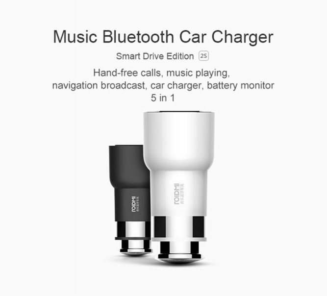 Xiaomi Roidmi 2S Music Bluetooth Car Charger Unboxing Review