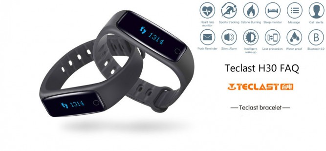 Teclast H30 Smart Bracelet FAQ