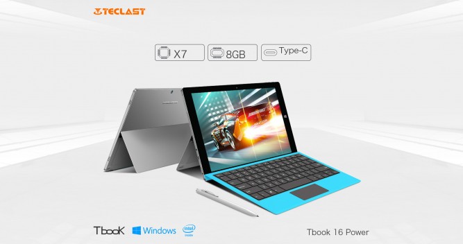 Teclast Tbook 16 Power: Powerful Intel Atom X7 Z8750 and Android 6.0