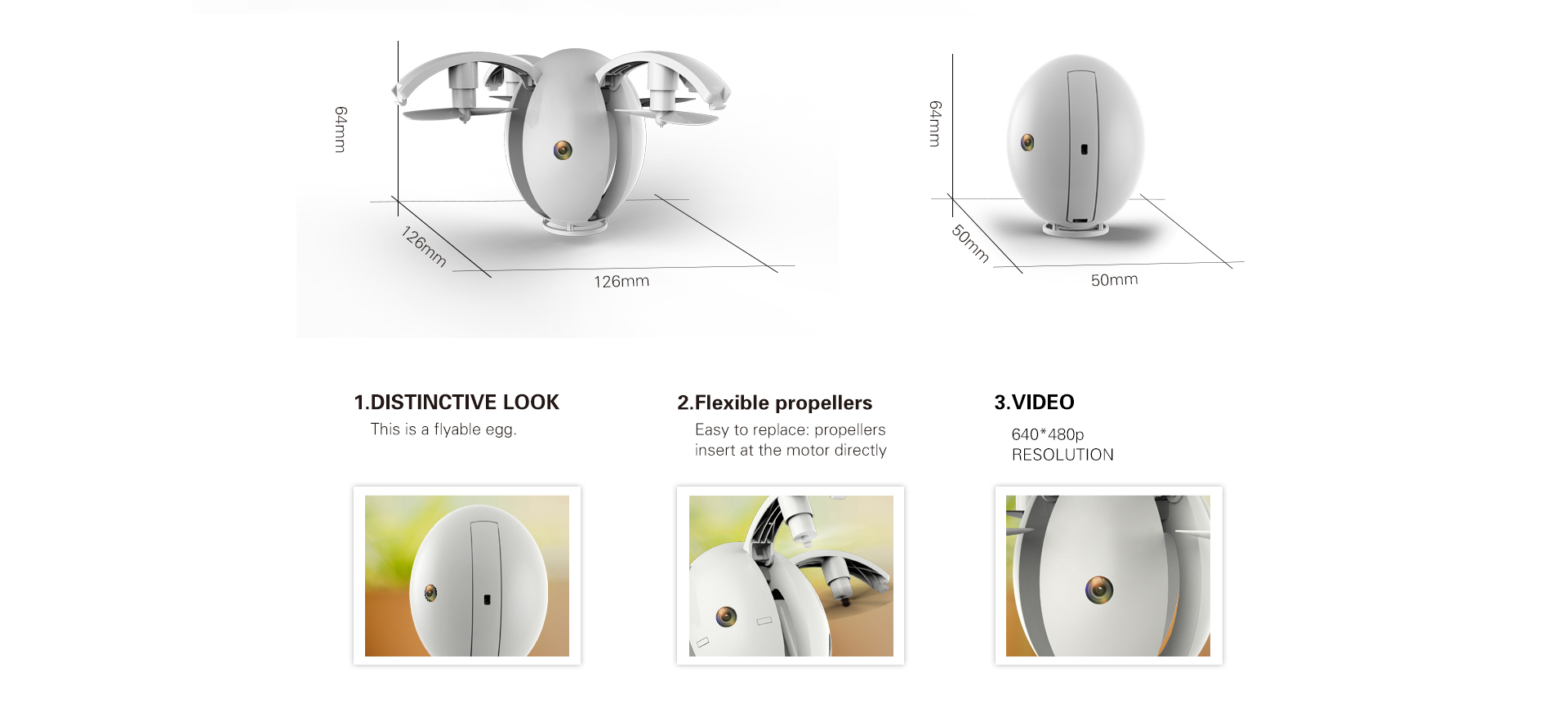 KaiDeng K130 Alpha: The Transformable Egg Drone