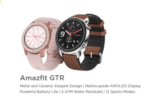 AMAZFIT GTR SMARTWATCH VS HUAWEI GT SMARTWATCH