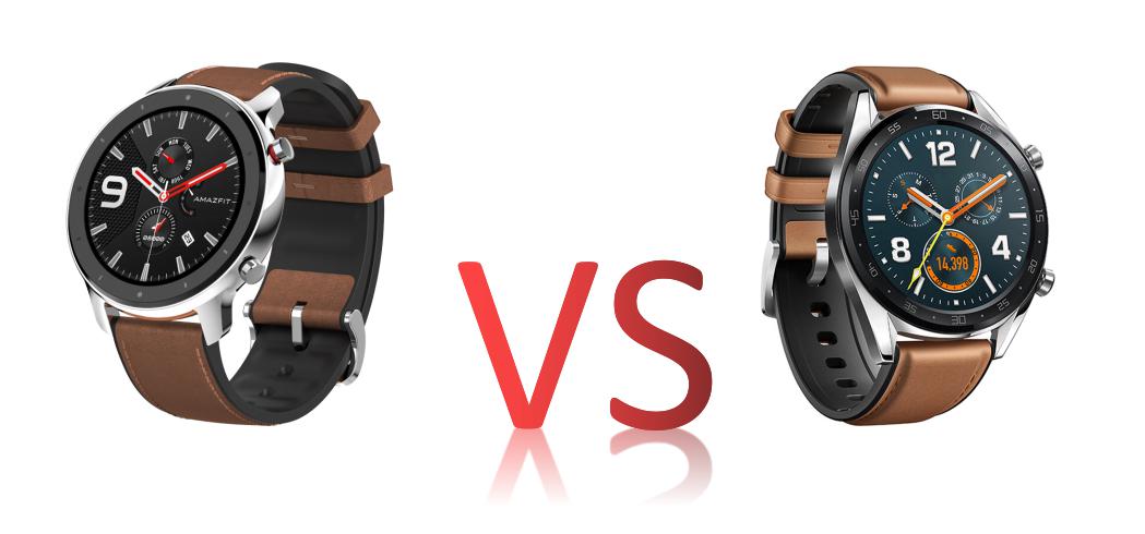 AMAZFIT GTR SMARTWATCH VS HUAWEI GT SMARTWATCH