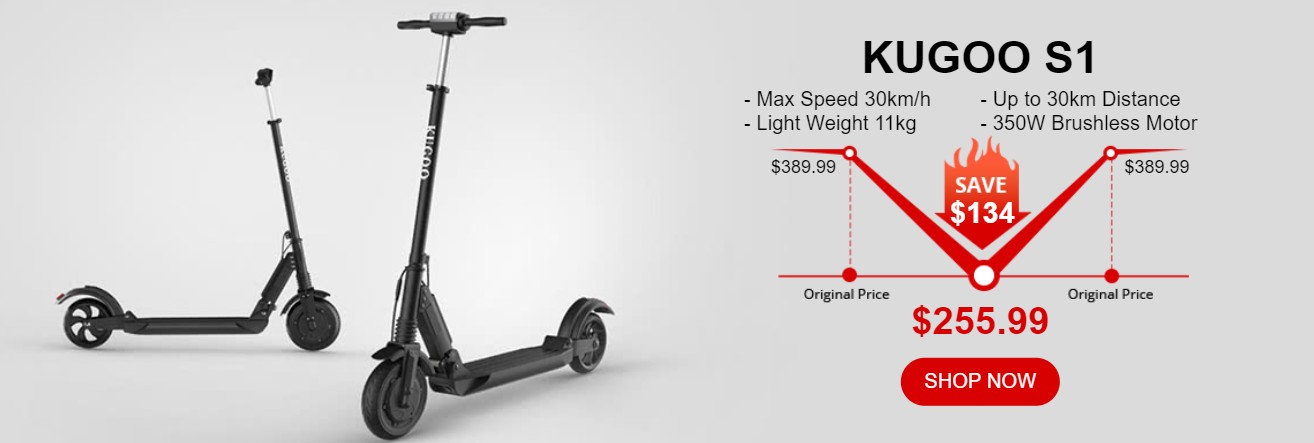 KUGOO Electric Scooters In GeekBuying Black Friday Action