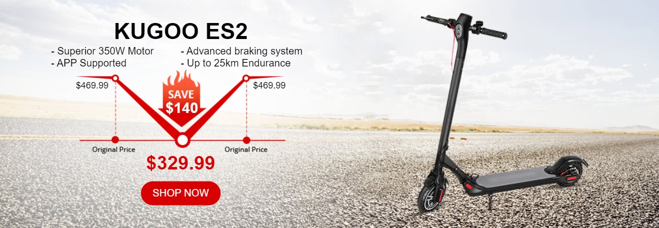 KUGOO Electric Scooters In GeekBuying Black Friday Action