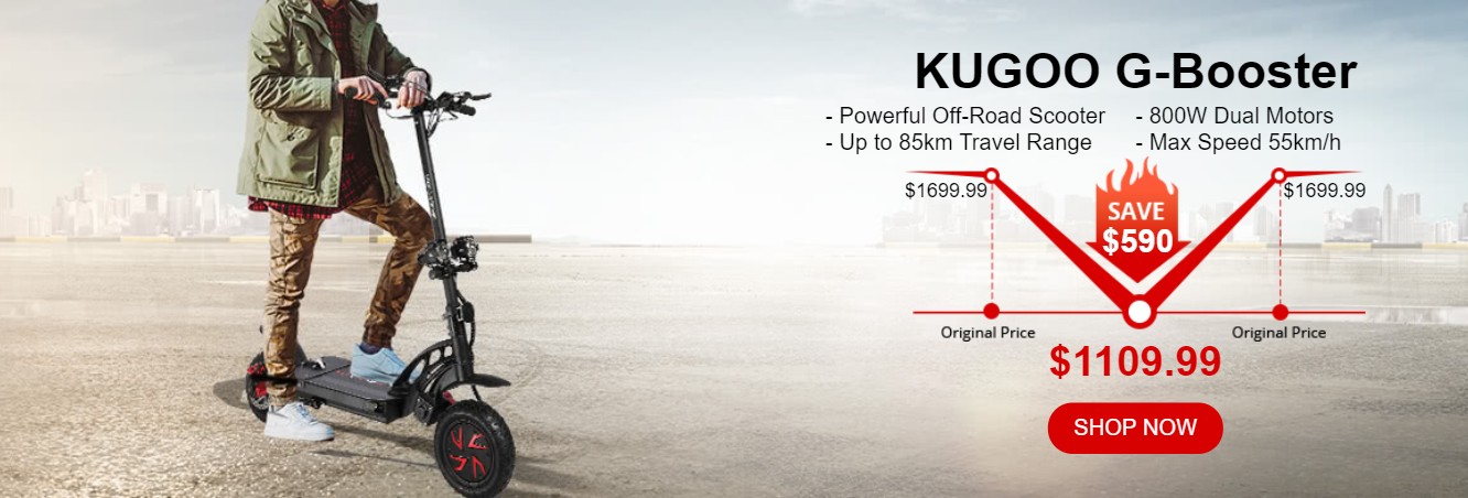 KUGOO Electric Scooters In GeekBuying Black Friday Action