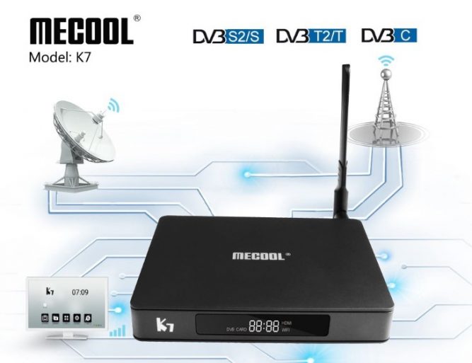 MECOOL K7 DVB-S2/T2/C Android 9.0 4K TV BOX Firmware Update 20200508