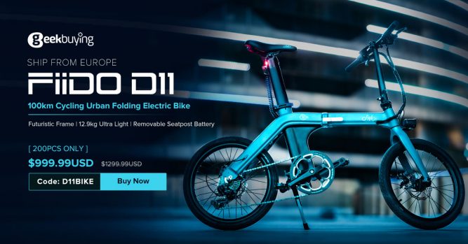 8% commission for Fiido D11 Bike and Get a $300 off coupon!