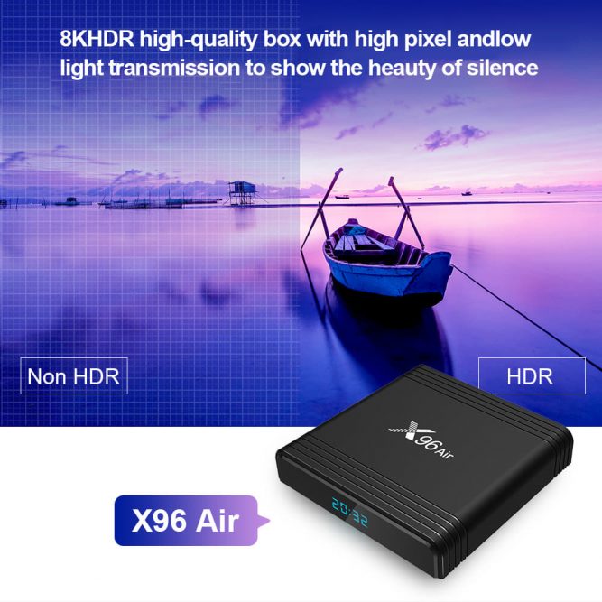 X96 Air Amlogic S905x3 8K Video Decode Android 9.0 TV Box Firmware 20201125