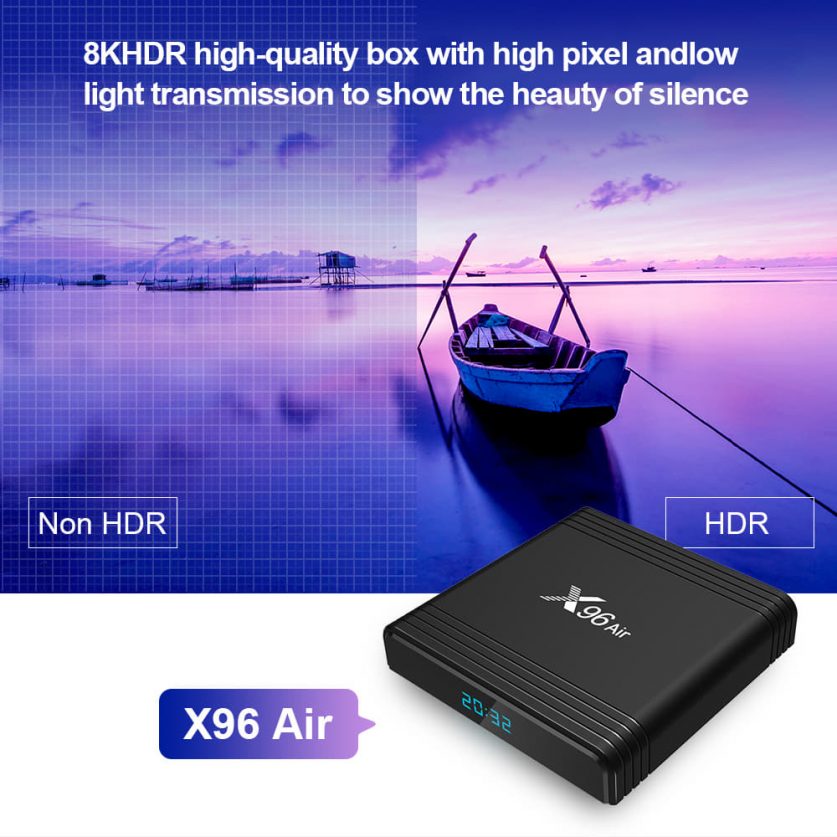 X96 Air Amlogic S905x3 8K Video Decode Android 9.0 TV Box Firmware 20201125