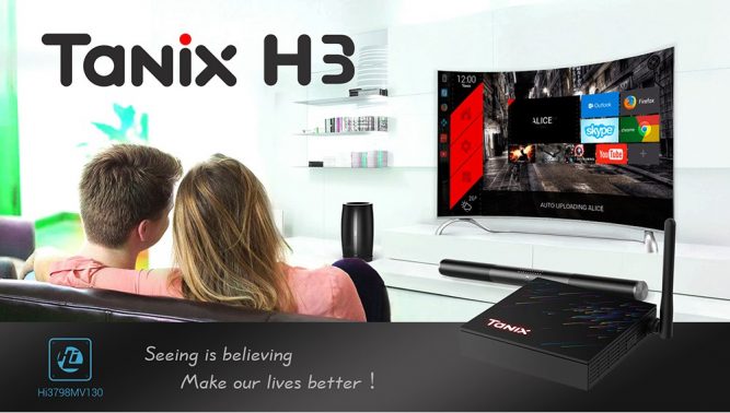 TANIX H3 Hi3798M V130 64Bit 4GB/32GB Android 9.0 4K TV BOX Firmware 20210320