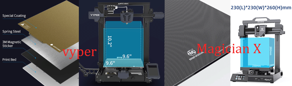 Anycubic Vyper vs MINGDA Magician X: I prefer the latter