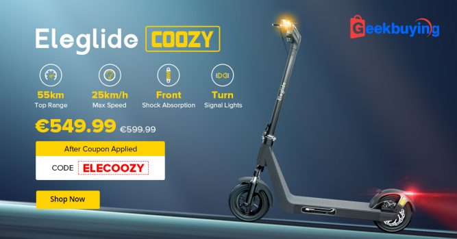 Up to 10% commission for Eleglide Coozy Electric Scooter!