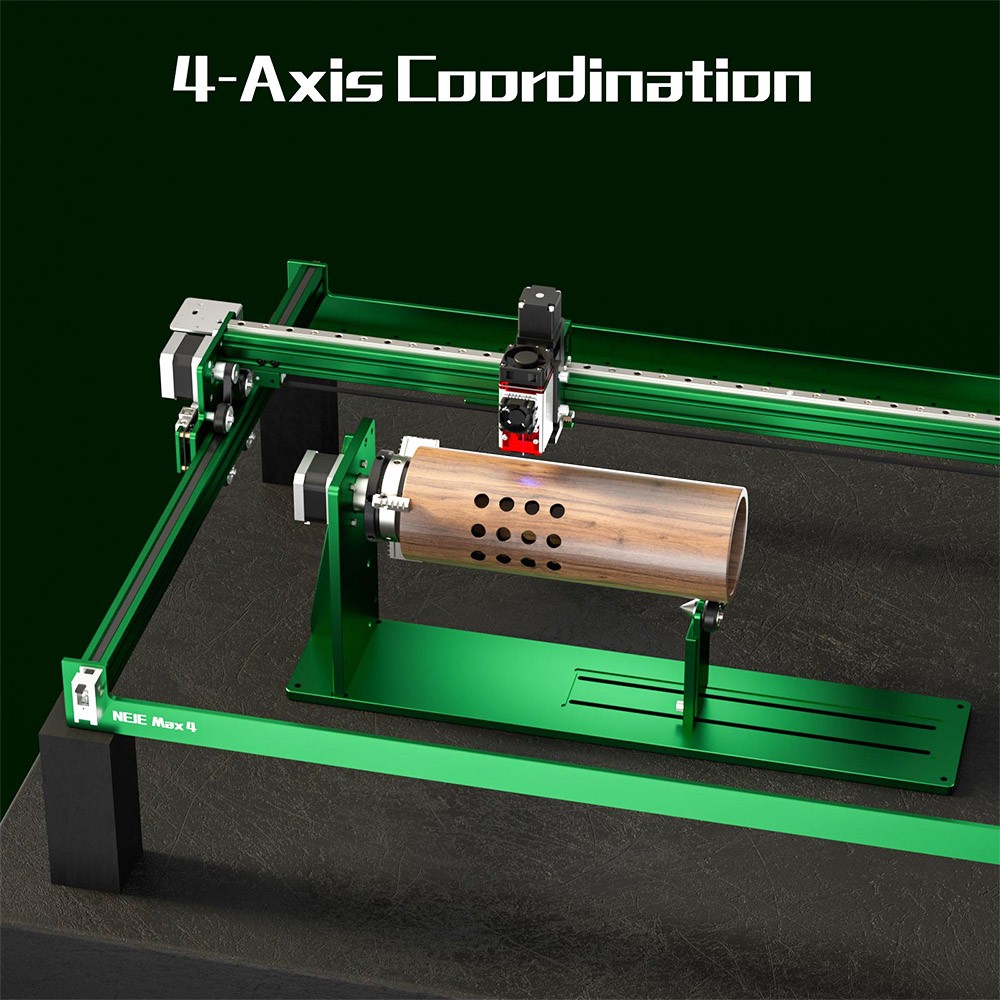 NEJE Max 4 &#8211; The First 4-Axis Industrial Laser Engraver