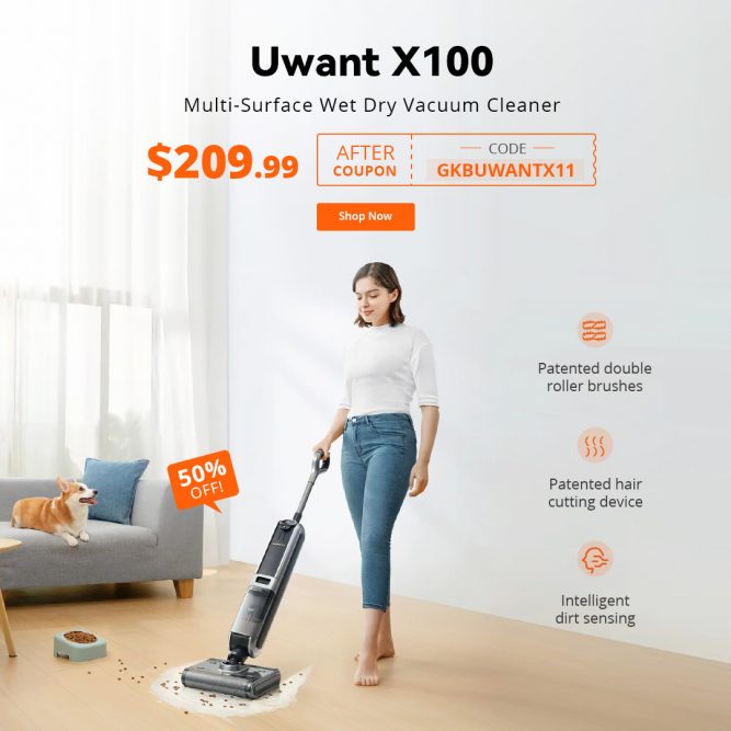 Take Uwant X100 Vacuum Cleaner Home with an Ultra Low Price!