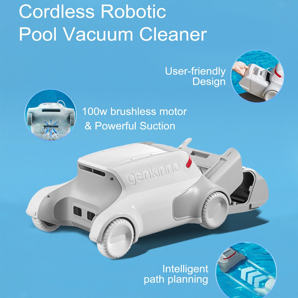 Genkinno P1 Cordless Robotic Pool Vacuum Cleaner