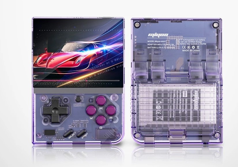 miyoo mini plus game console purple option