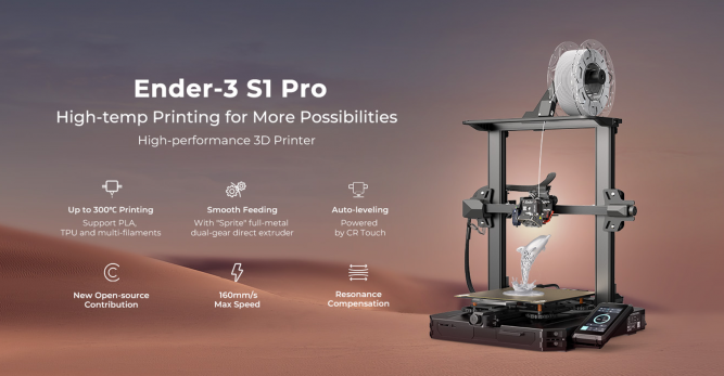 6 Updates of The Fully Open Source Creality Ender-3 S1 Series