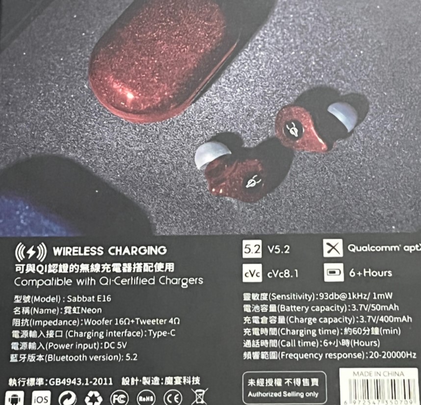 In-depth Disassembly of Sabbat E16 TWS Earbuds