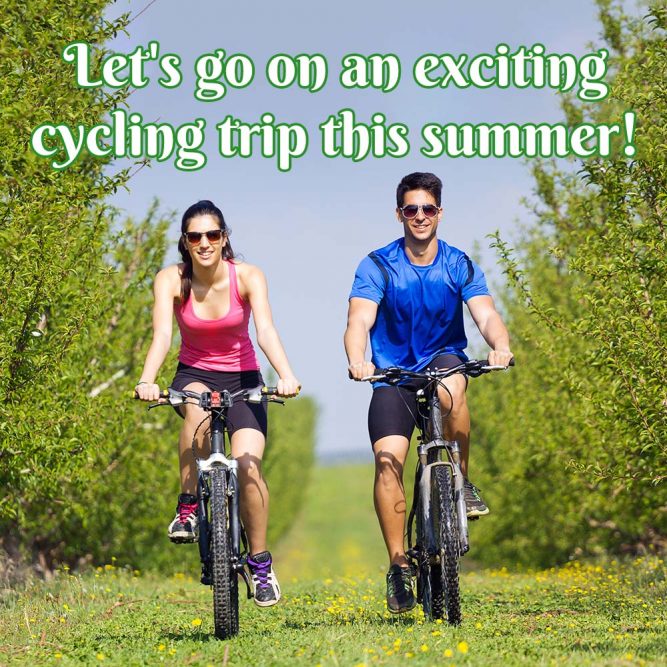 Let's go on an exciting cycling trip this summer