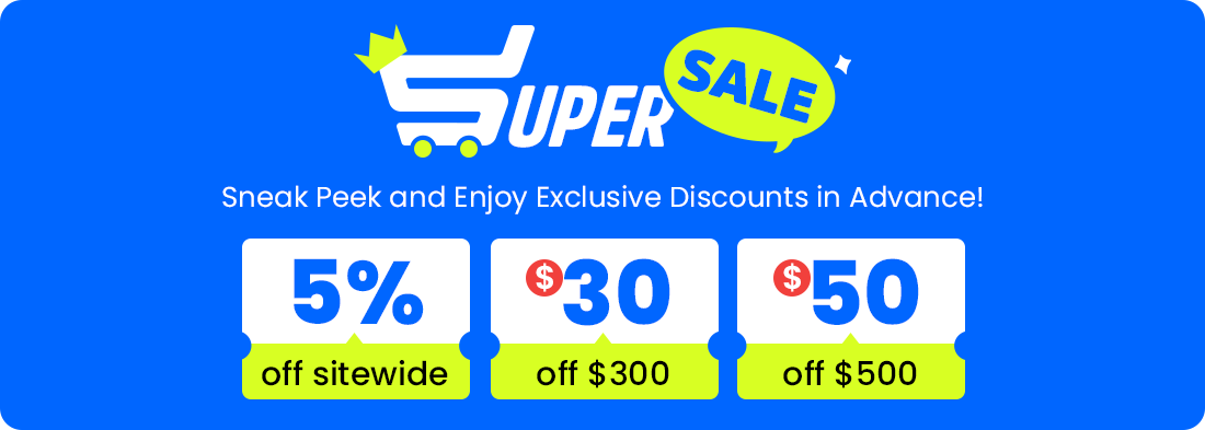 SEPTEMBER SUPER SALE!