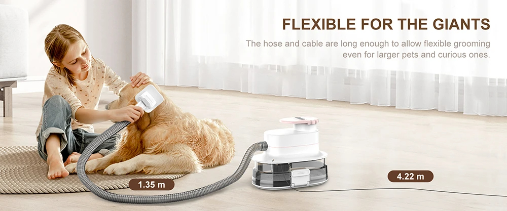 Pet Grooming Vacuum Kit