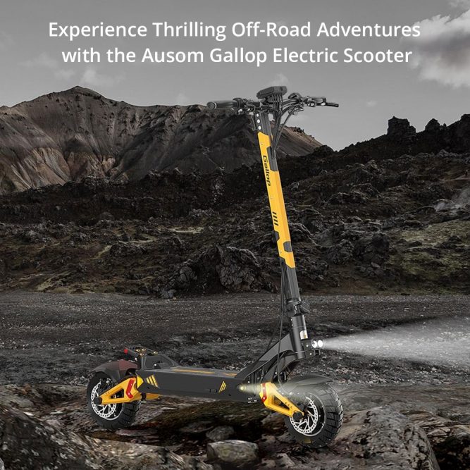 Experience Thrilling Off-Road Adventures with the Ausom Gallop Electric Scooter