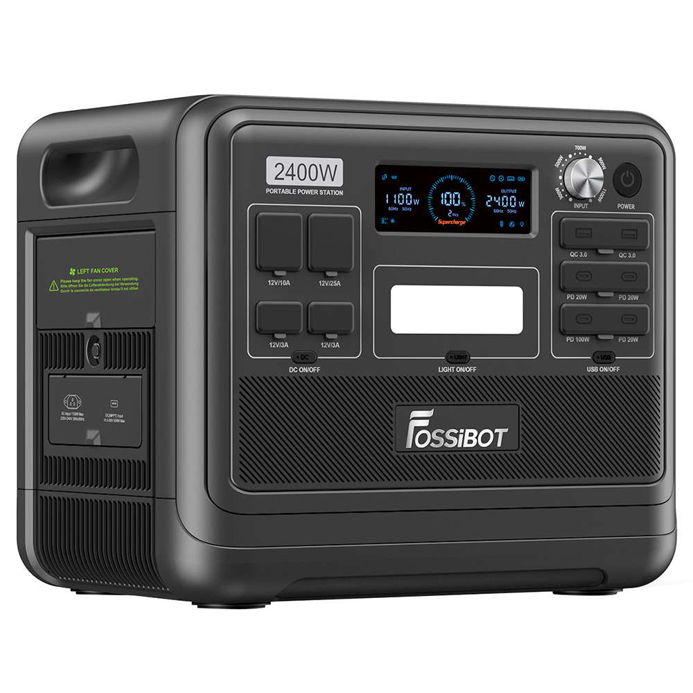 fossibot f2400 2048wh portable power station