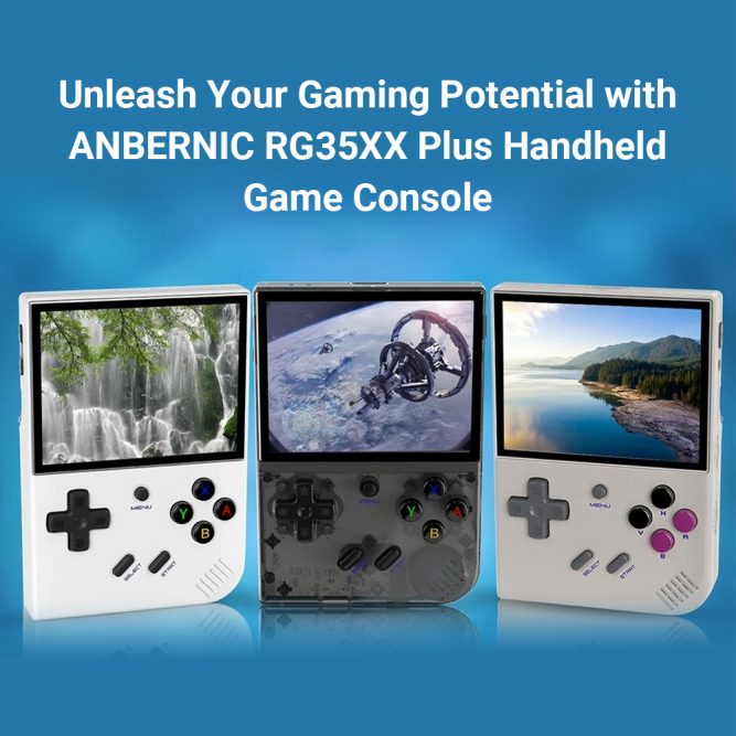 Unleash Your Gaming Potential with ANBERNIC RG35XX Plus Handheld Game Console