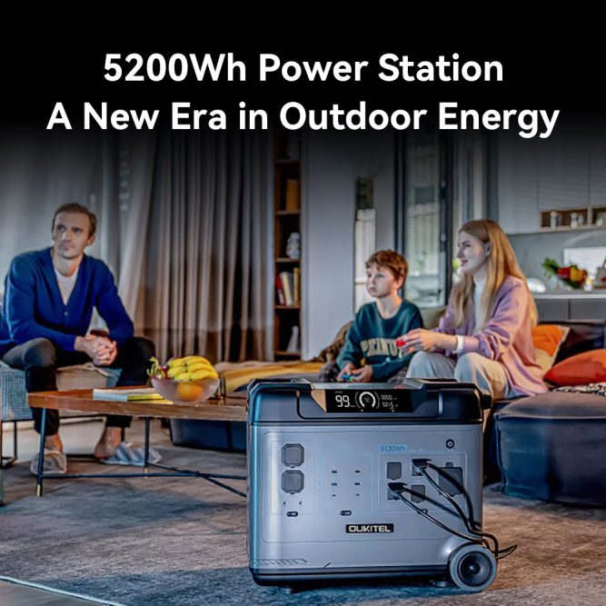 OUKITEL Power Station, 5200Wh Battery, A New Era in Outdoor Energy