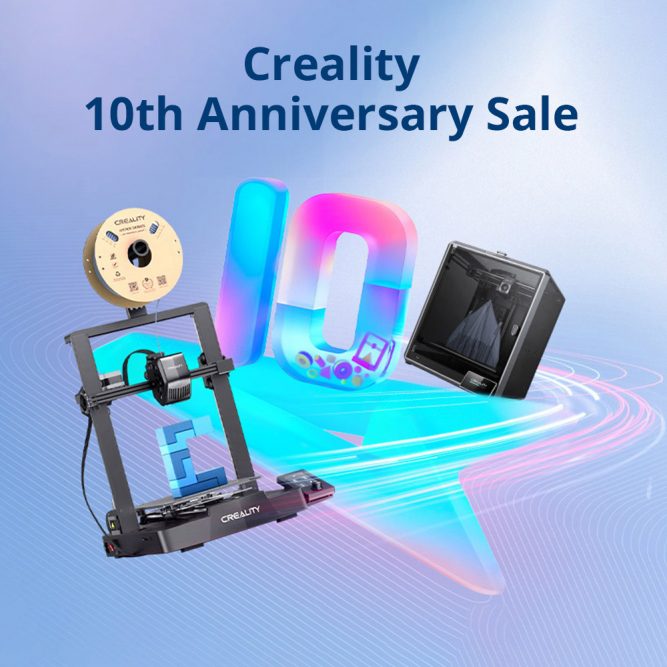 Creality 10th Anniversary Sale at Geekbuying