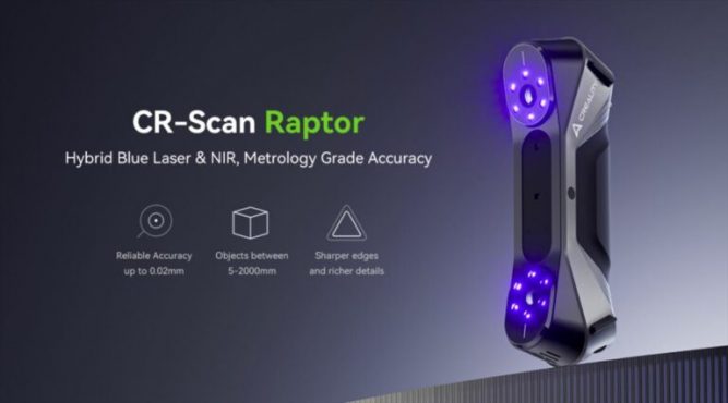CR-Scan Raptor 3D Scanner