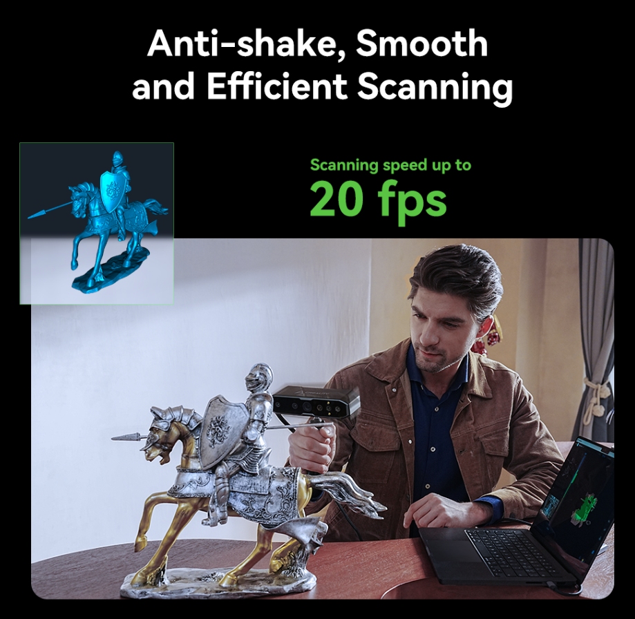 User-friendly design, Anti-shake, Smooth and Efficient Scanning