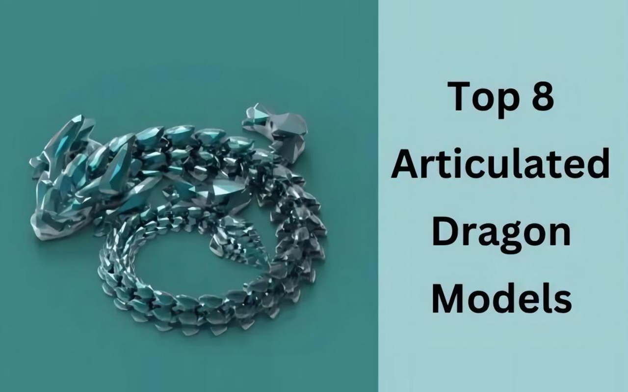 Top 8 Articulated Dragon Models: A 3D Printing Showcase