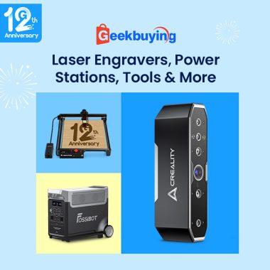 Geekbuying 12th Anniversary Big Sale, Laser Engravers, Power Stations, Tools & More