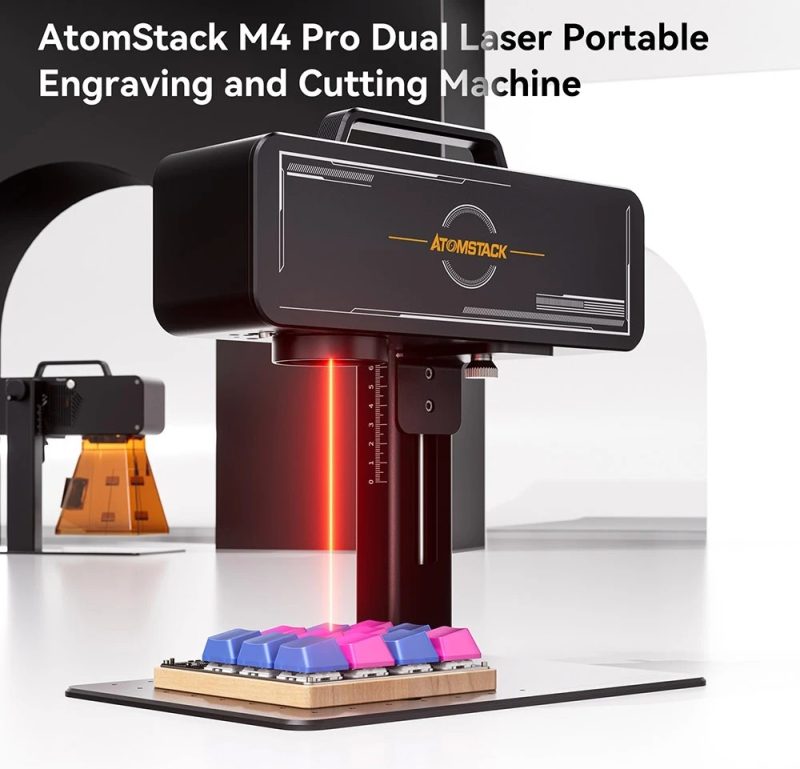 ATOMSTACK M4 Pro Dual-light Engraving and Cutting Machine