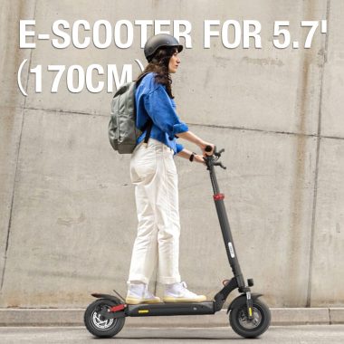 Electric Scooter for Riders up to 5.7 Feet (170cm)