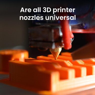 Are all 3D printer nozzles universal?